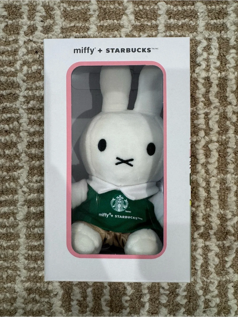 Starbucks Miffy Plush with Green Logo Shirt